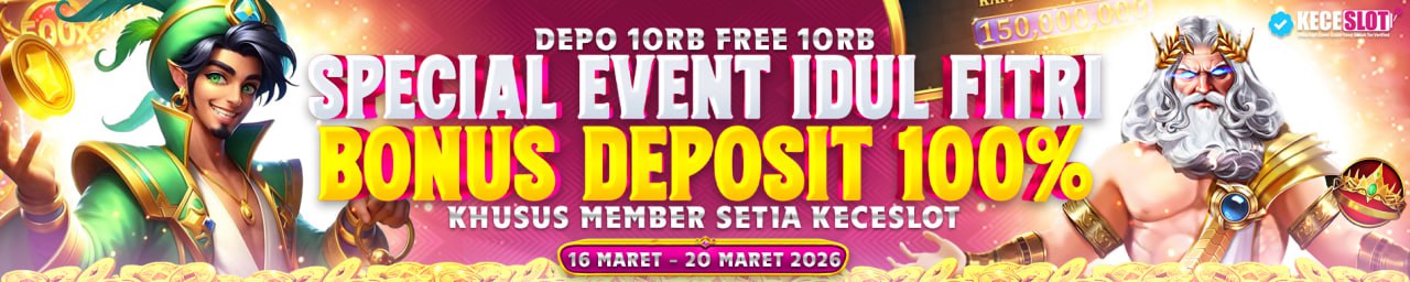 BONUS DEPOSIT HARIAN 100%